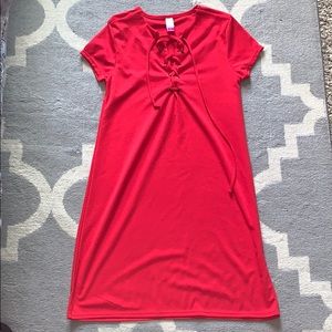 Juniors No Boundaries Red Dress